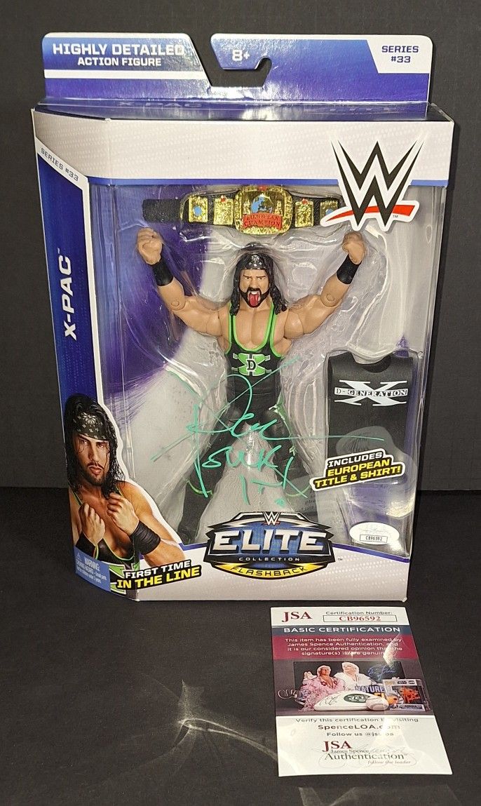 🔥X-Pac autographed action figure JSA COA🔥