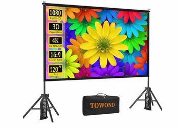 Projection Screen and Stand 120” inches