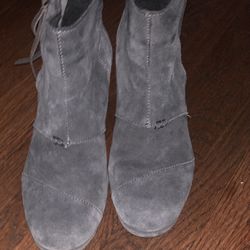 Tom’s Suede Wedge Bootie  for Women’s 