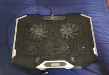 TopMate 5-Fan Laptop Cooling Pad - Adjustable Speed - Excellent Condition