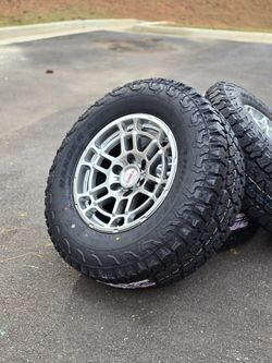 17" Toyota TRD Pro Replica Wheels and Tires 