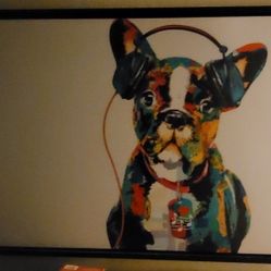 Boston Terrier "painting Like" Print