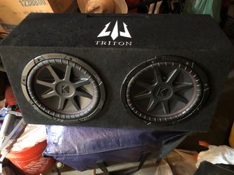 12” kicker subwoofer vr in box