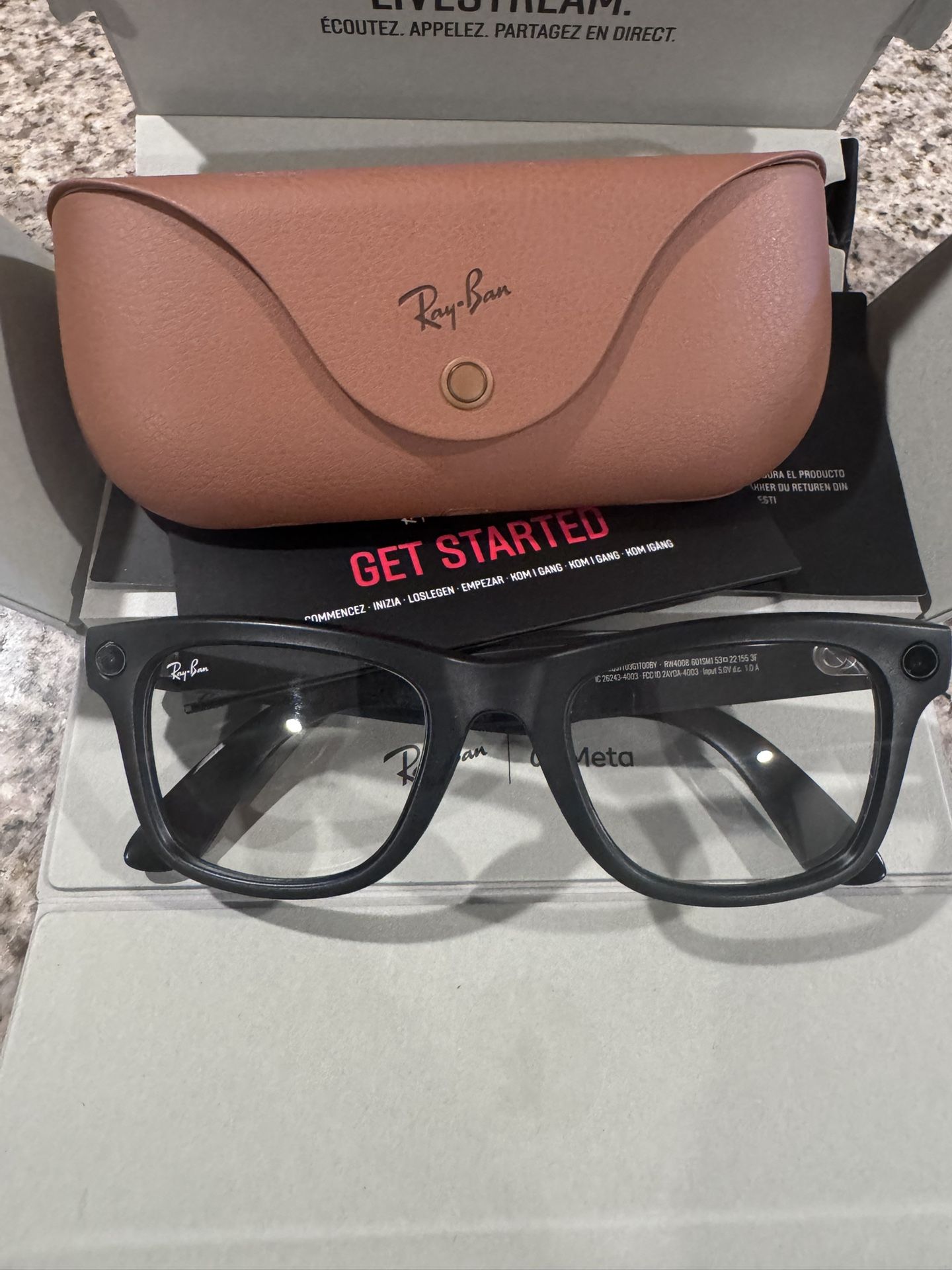 Ray Ban Meta Wayfarer Glasses