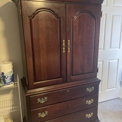 Armoire 200 Dollars ,Table With Drawers 100 Dollars,night Stand 70dollars