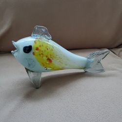 Hand Blown Glass Fish