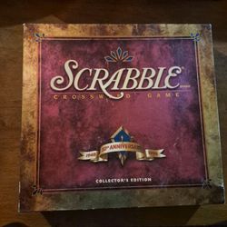 Vintage Milton Bradley Scrabble Crossword Board Game