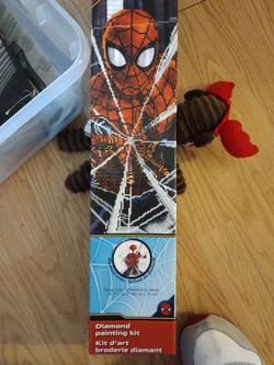 DIY Diamond Spiderman 