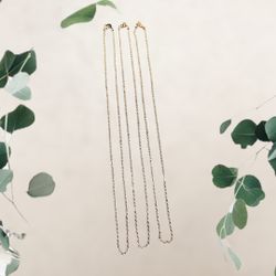 16inch Chain Link 3 Necklace Bundle