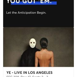 Ye SoFi 2 tickets