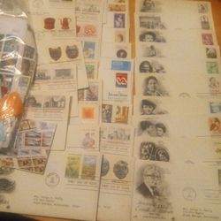 Vintage Post Stamp Collection 