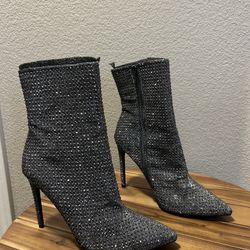 Steve Madden Wifey Rhinestone Heeled Boot