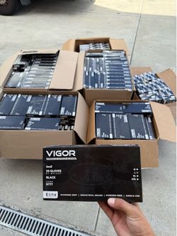3 pallets of disposable gloves bulk