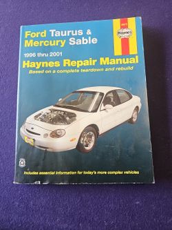 Ford Taurus Mercury Sable 1(contact info removed) Haynes Repair Manual Service Guide 36075