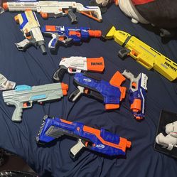 Box Full Of Nerf Guns