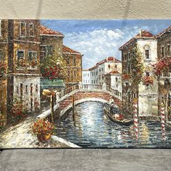 Venice Oil Hand painted
