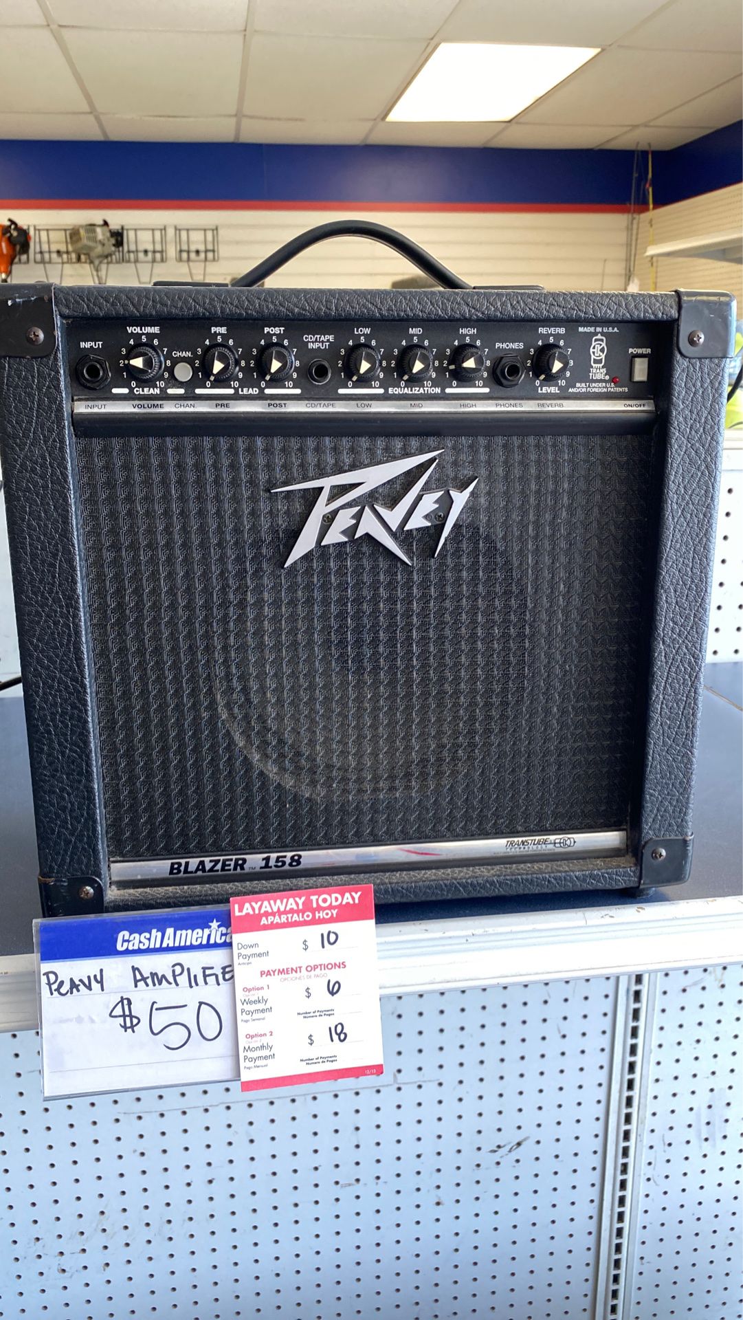 Peavy amplifier