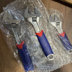 Workpro 3pc Adjustbal Wrench Set