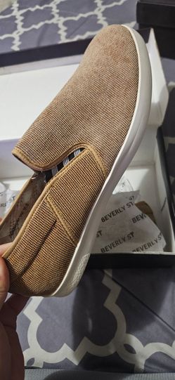 New Men's Tan Slip On Shoes
