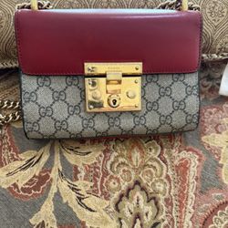 Authentic Gucci Padlock Handbag 