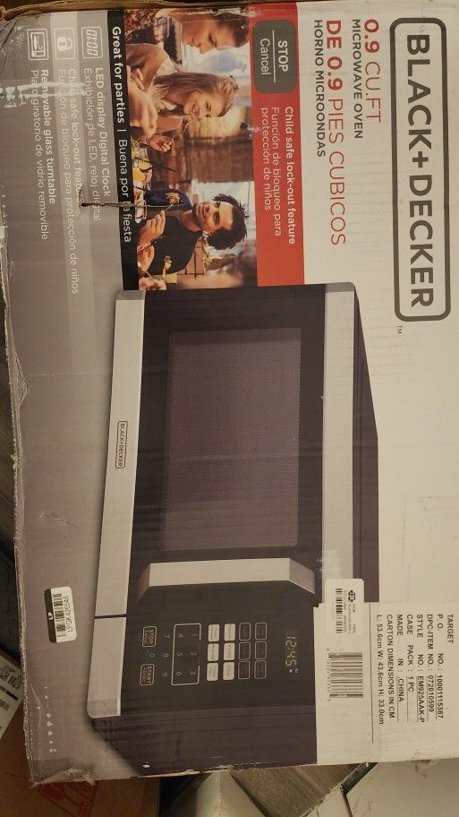 Black And Decker NEW microwave
