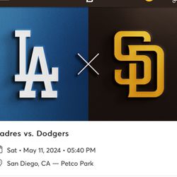 padres vs dodgers $300 For The Pair