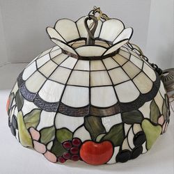 Early 80's Vintage Dale Tiffany Light Fixture