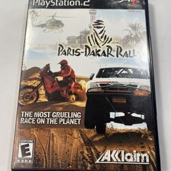 Paris-Dakar Rally Sony PlayStation 2 2001 PS2 Complete with Manual Tested