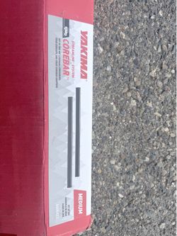 Yakima CoreBar (Pair) Steel Aerodynamic Roof Rack Crossbars