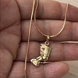 14k gold plated necklace