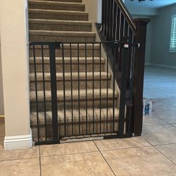 Baby Gates For Stairs - Lower And Upper Opening sizes For Modern Track Home