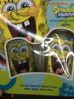 SpongeBob body wash and fragrance