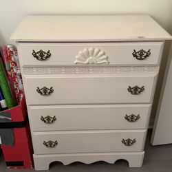 2 Wooden Desks + 1 Dresser – Solid Wood, Painted