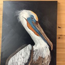 Wonderful Pelican Original Painting 