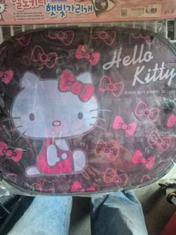 Hello kity car shade