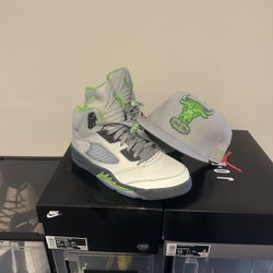 Jordan V Green Beans Size 13