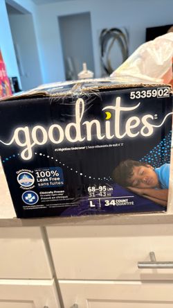 Goodnites size Large