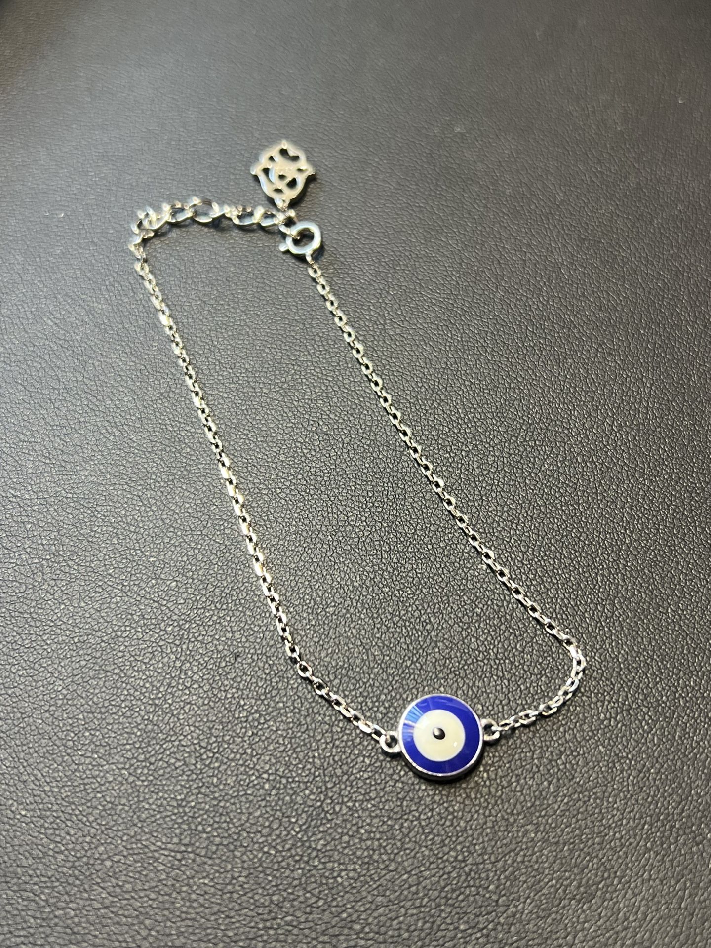 Silver Evil Eye Bracelet