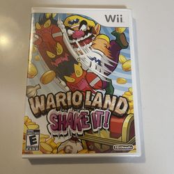NEW Wario Land: Shake It Nintendo Wii FACTORY SEALED Video Game Super Mario Bros