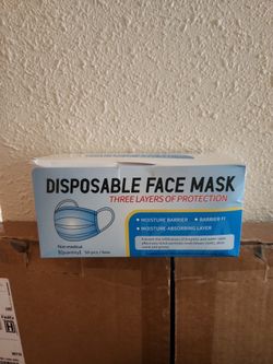 Sanitary 3-ply Face Masks 😷