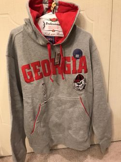 New Georgia Bulldogs Hooded Sweatshirt With Tag Size Adult Medium