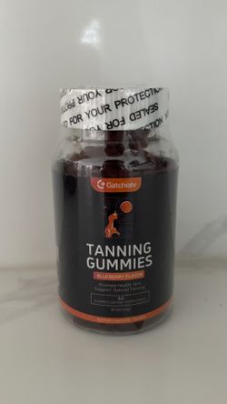 Tanning Gummies Blueberry Flavor