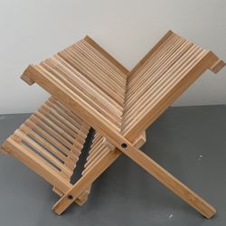 Bamboo Foldable Storage Rack / Bookshelf