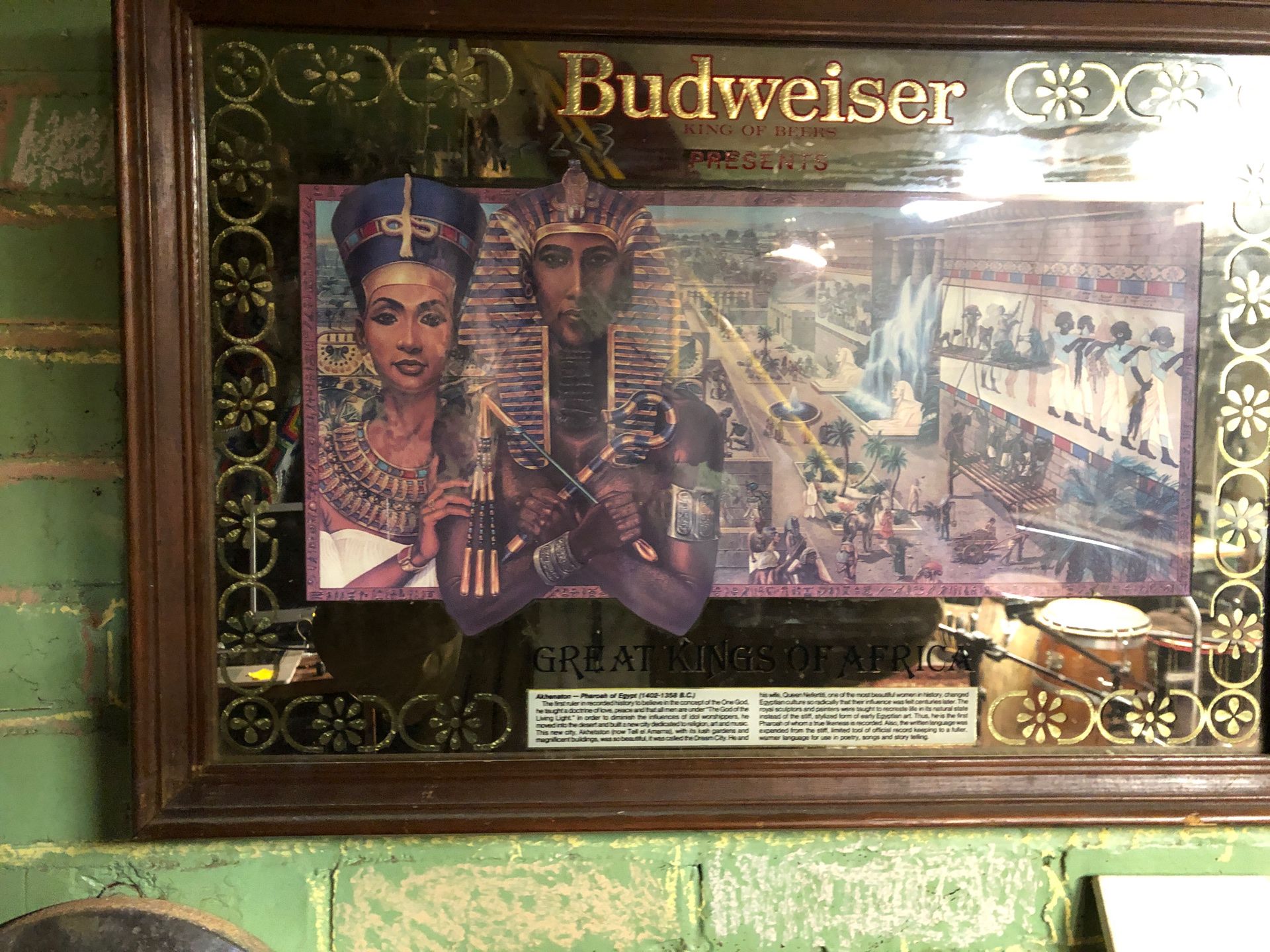 Vintage Budweiser mirror