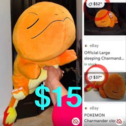 $15 Like New Large 24” Pokémon Charmander plush mint condition
