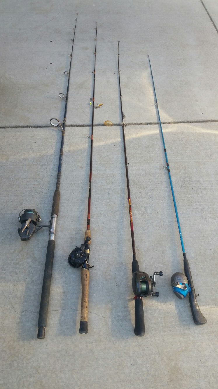 Fishing Poles Rods Reels Caña Pescar