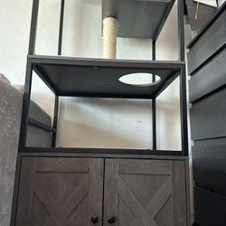 Cat Condo With Litter Box Enclosure