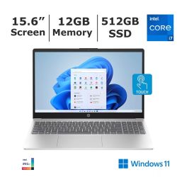 HP 15.6 FHD IPS Notebook (Intel Core i7 / 12GB / 512GB SSD)- Buy it in full or $1 Down Today Only