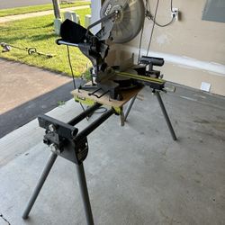 RYOBI 15amp 12” Miter Saw With Stand