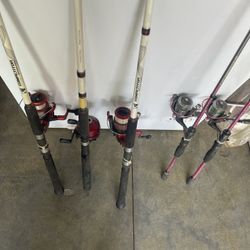 Numerous Fishing Poles 7ft.